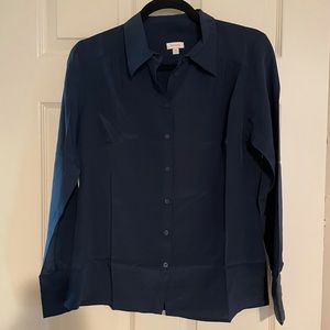 Cuyana 100% silk button down